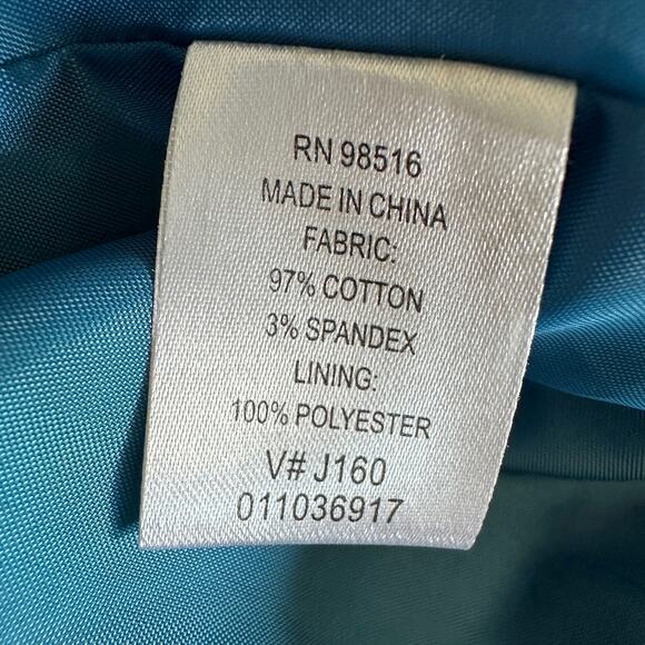 COLDWATER CREEK Womens Patchwork Foil Print Jacket Size 12 Colorful Art to Wear - Picture 11 of 12